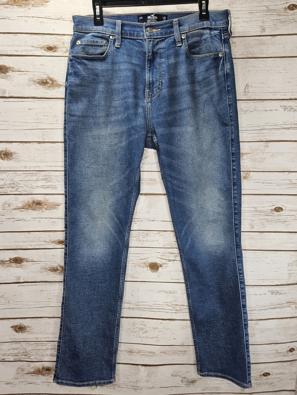 Hollister Jeans Athletic Slim Straight Advanced Stretch Size W34 L32